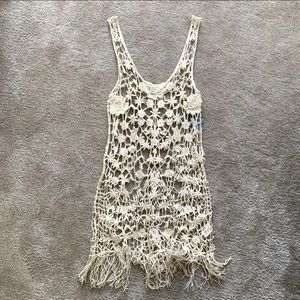 Free People Macrame Dress Cover Up